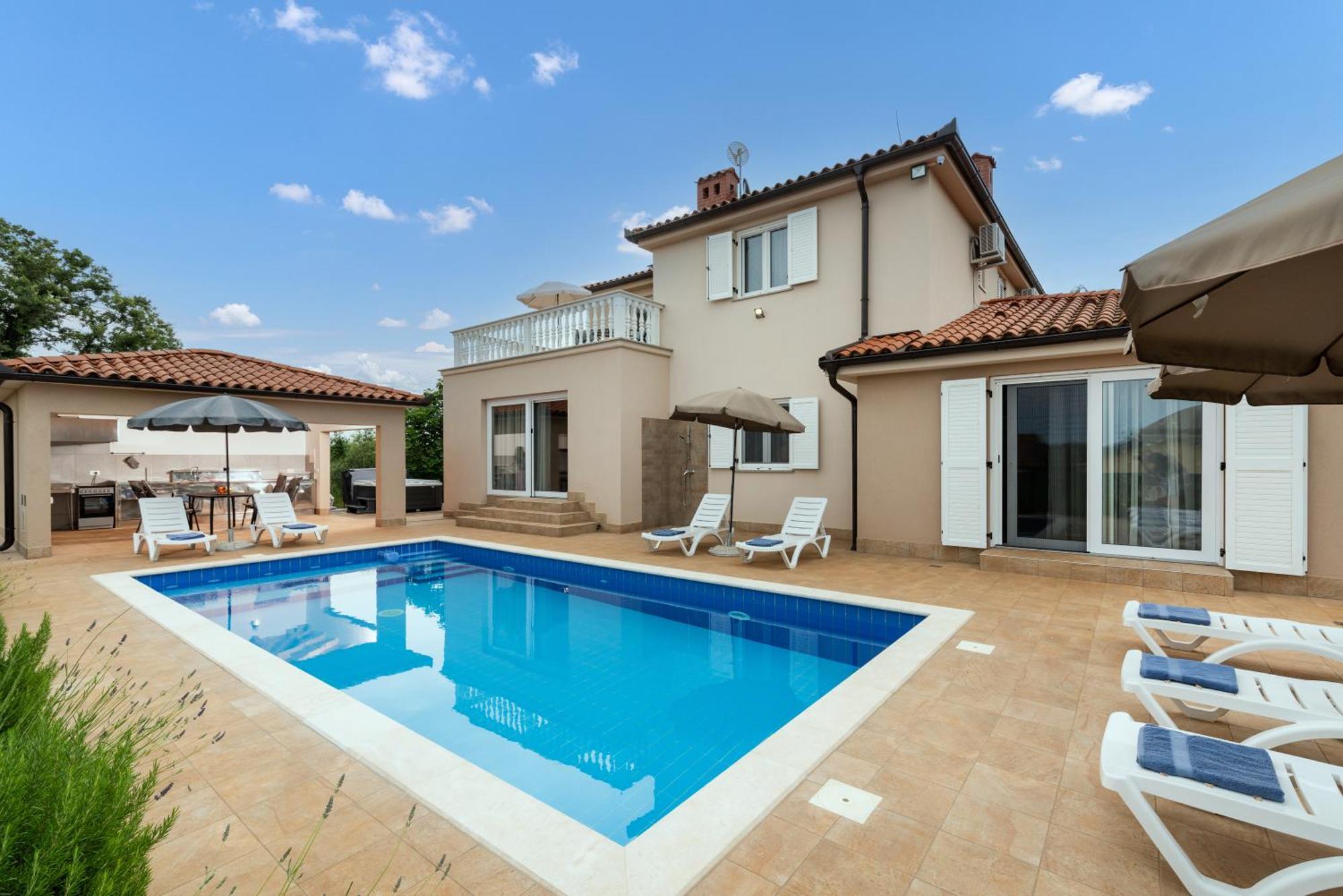 Villa Buroli With Pool, Sauna And Jacuzzi Exterior foto